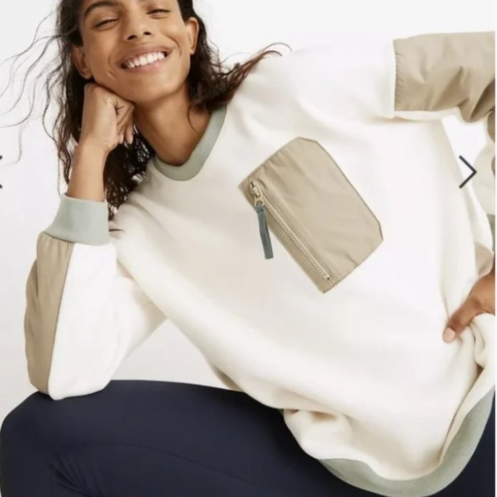 Madewell Color-block Sweatshirt